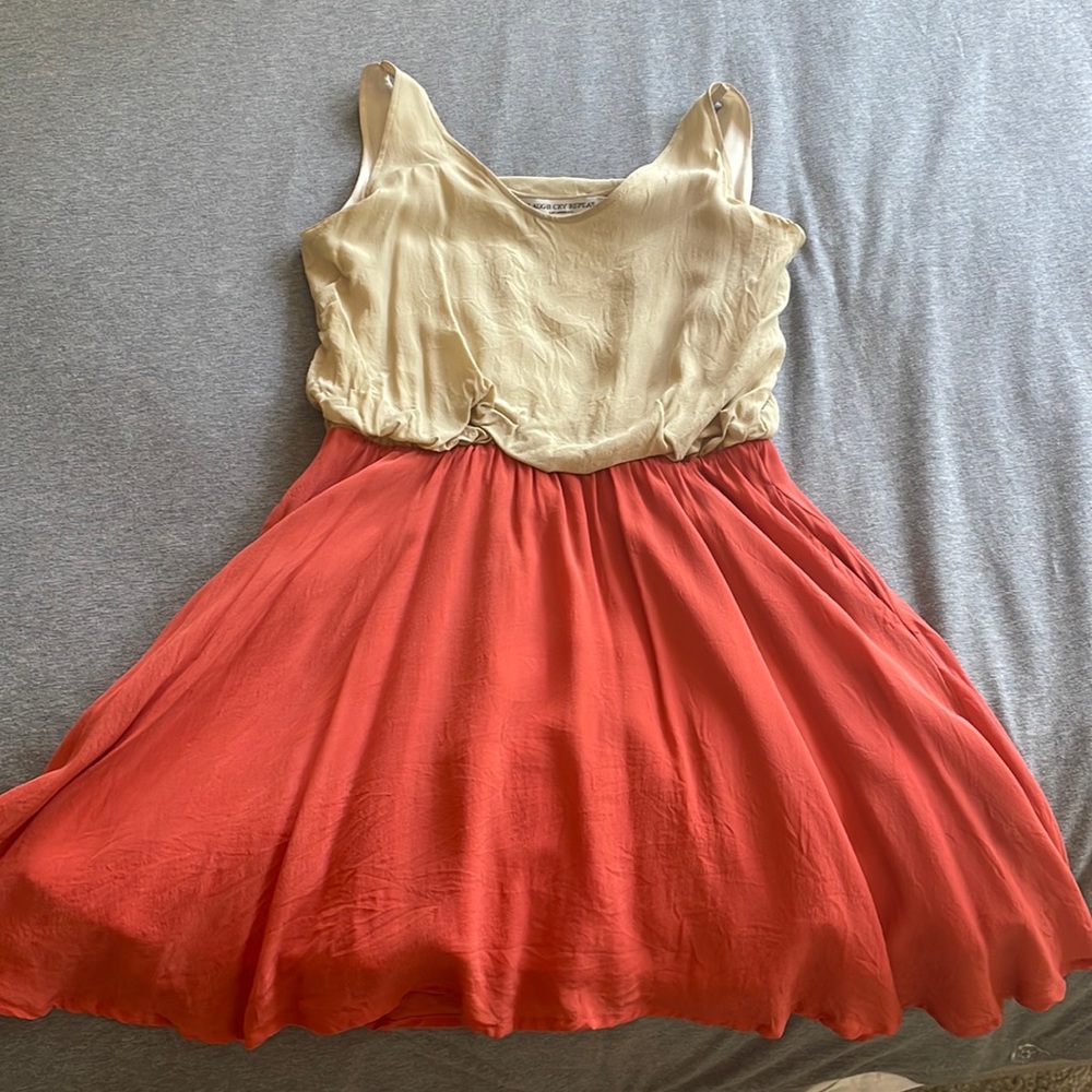 Laugh cry Repeat flowy dress
